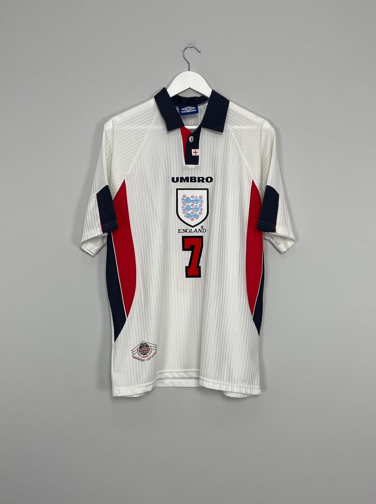 Inglaterra 1998 Retro Jersey